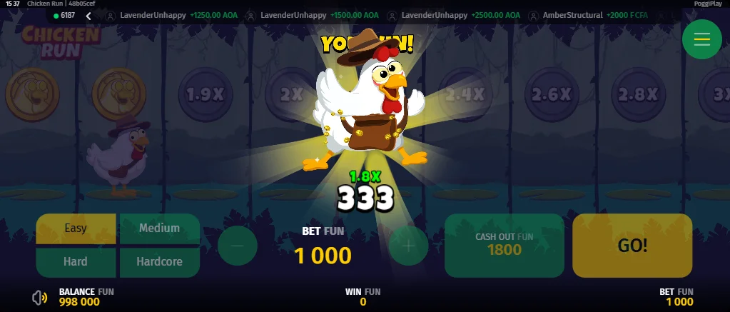 chicken run bonus